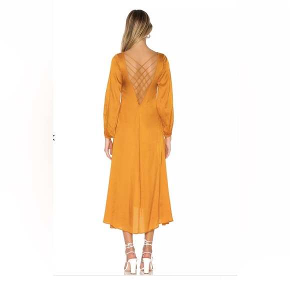 NWT Free People Later Days Midi Dress (7) - Picture 4 of 15